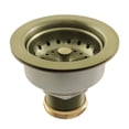 thumbnail image 4 of Kingston Brass  Tacoma Snap-N-Tite Sink Basket Strainer Brushed Nickel Brushed, 4 of 5