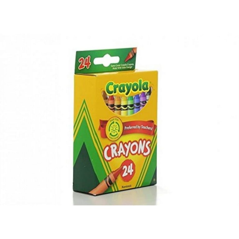 CRAYOLA CRAYONS 24's Nontoxic Preferred By Teachers MADE IN U.S.A
