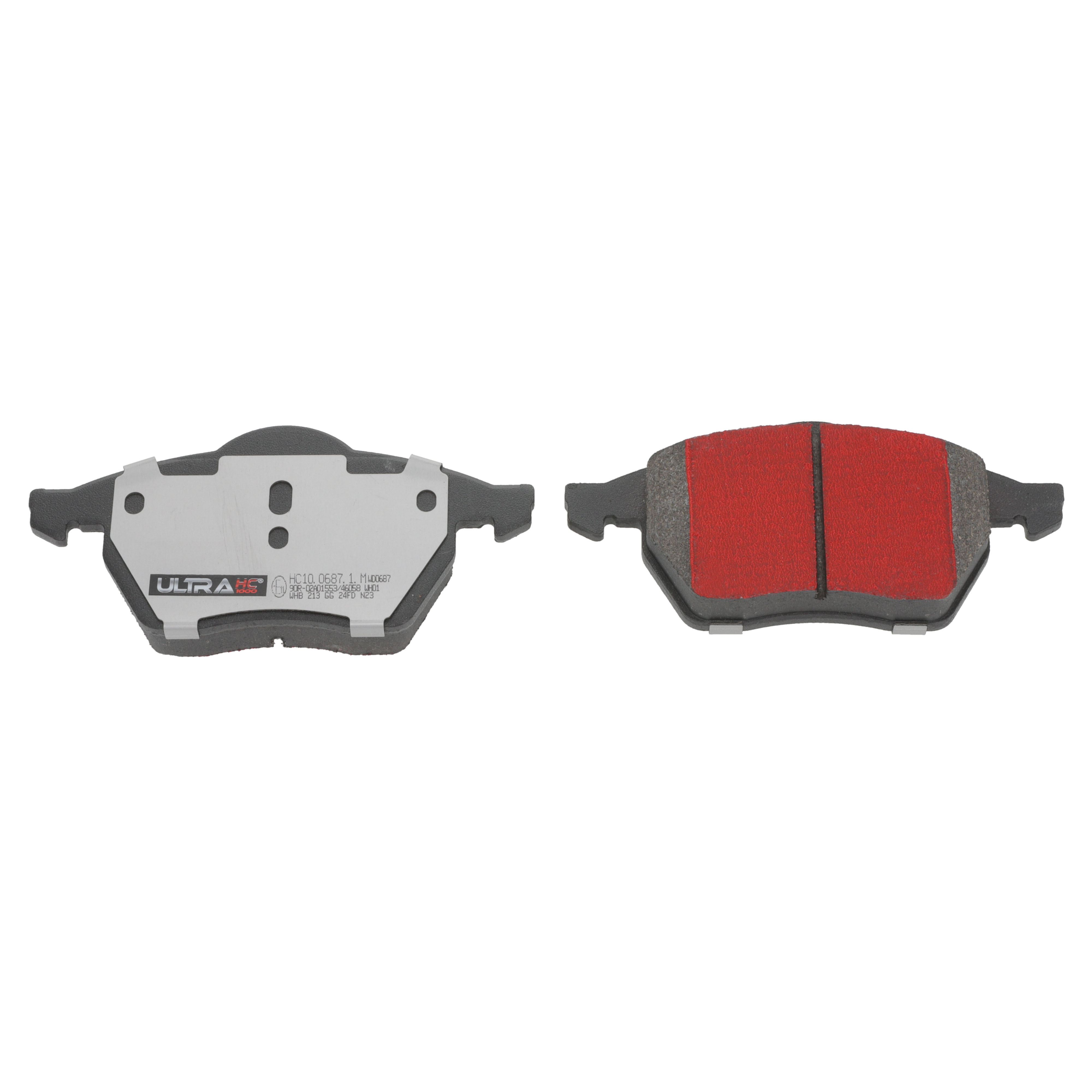 Ultra HC 1000 Brake Pad Set, Front HC10.0687.1.M, Volkswagen Jetta 2005-1999