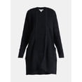 thumbnail image 4 of Time and Tru Women’s and Women’s Plus Super Soft Longline Cardigan Sweater, Lightweight, Size XS-4X, 4 of 4