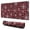 Red and Black-2, variant on Long Mouse Pads for Desk,Red and Black Checkered Christmas Snowflake Desk Mats on Top Of Desks, Desk Mouse Pad Extra Large with 3mm Non-Slip Base and Stitched Edge for Gaming,Work,Home 31.5x11.8in