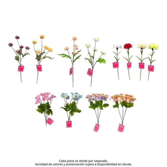 Flores Prichos Artificiales Decoración 1 Pieza