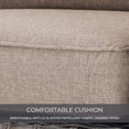 thumbnail image 2 of Grand Patio Outdoor Furniture, Patio Wicker Armless Sofa, Beige, 2 of 6