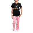 thumbnail image 4 of CafePress - Halloween Dog - Women's Short Sleeve Print T-Shirt and Pants Dark Cotton Pajama Set, 4 of 7