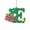 E, variant on Christmas Tree Ornaments 26-Piece Alphabet Set with Uppercase Letters, Personalized Decor for Spelling Names or Messages, Home Decoration, Each Letter Approximately 2x2 Inches