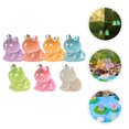 thumbnail image 4 of Cute Frog Desk Decor Made of Resin for Home Office Decoration Assorted Color 7 Pieces, 4 of 8