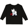 thumbnail image 3 of Inktastic Westie with Ball Boys or Girls Long Sleeve Toddler T-Shirt, 3 of 5