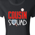 thumbnail image 4 of Inktastic Cousin Squad Baseball and Bat Women's T-Shirt, 4 of 5