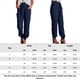 thumbnail image 2 of Pantalones Anchos Pantalones holgados para mujer Pantalones básicos con cordón Cintura elástica Color sólido Traje diario Cgtredaw Azul Marino L para Mujer, 2 of 8