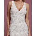 thumbnail image 5 of Vestido de noche BELLA BARNETT Exquisito Maxi blanco con cuello en V, 5 of 5