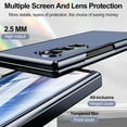 thumbnail image 4 of Lovreko Electroplated Leather Shell Film Integrated Protective Case or for Samsung Z Fold Series with Pen Slot, Protection Phone Case for Z Fold 6/5/4/3, 4 of 9