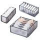 thumbnail image 1 of Underwear Storage Box Foldable Bra Underwear Drawer Storage Box, 1 of 5