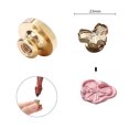 thumbnail image 5 of Cabeza De Sello Cabezal de sello de bricolaje sobre cabeza de sello decorativa en relieve para invitaciones de boda D Ndcxsfigh Libre de BPA, 5 of 5