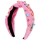 thumbnail image 3 of Diadema ancha con nudo para mujer, diadema para niña, decoración para el cabello para fiesta de San Valentín, 3 of 6