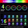 Rirool Submersible LED Pool Lights, Battery Operated RGB Color Changing ...