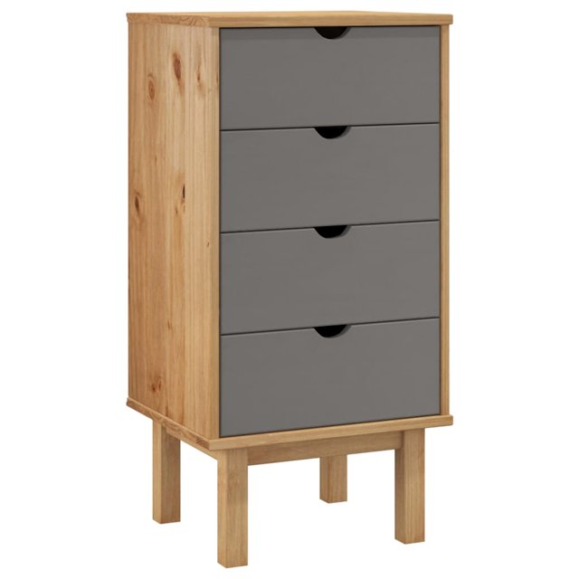 vidaXL Commode avec Tiroirs en Bois Massif de Pin