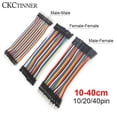 thumbnail image 2 of Cable de 40 pines línea Dupont 10cm 20cm 30cm macho a macho hembra a hembra macho a hembra Jumper Dupont Cable de alambre para PCB DIY KIT Tan Jianjun unisex, 2 of 2