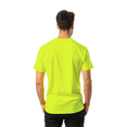 thumbnail image 2 of Gildan High Visibility Short Sleeve Safety Shirt | Hi-Vis Sustainable Construction Workwear, Safety Green Tee, 5.3 oz. 50/50 Cotton/Polyester, Size- 3XL, 2 of 5