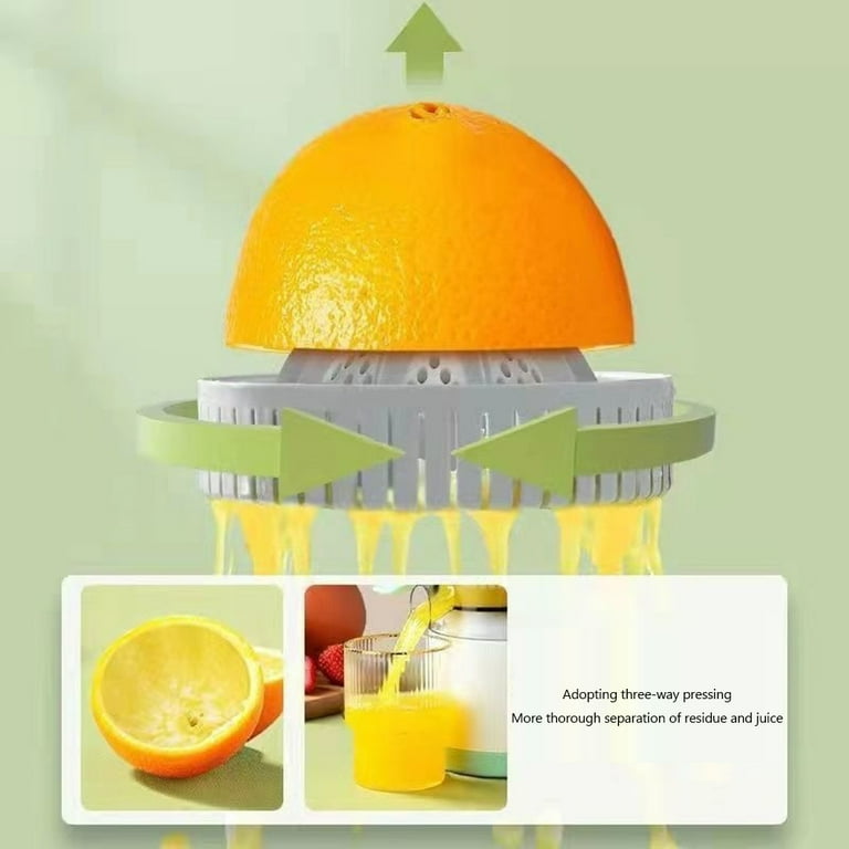  Citrus Juicer Machines Rechargeable - Portable Juicer with USB  and Cleaning Brush for Orange, Lemon, Grapefruit: Home & Kitchen