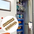 thumbnail image 4 of 4 Pcs 8 Hole Distribution Wire Screw Terminal Copper Ground Neutral Bar Device, 4 of 7