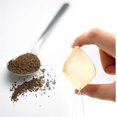 thumbnail image 6 of Tutuviw 100Pcs Tea Filter Bag Empty Loose Leaf Tea Bags 2.95 Inch Disposable Drawstring Round Tea Filter Bags for Tea Coffee Bags, Bath Spice Herbs Brewing Soup Bags(Wood Color), 6 of 7