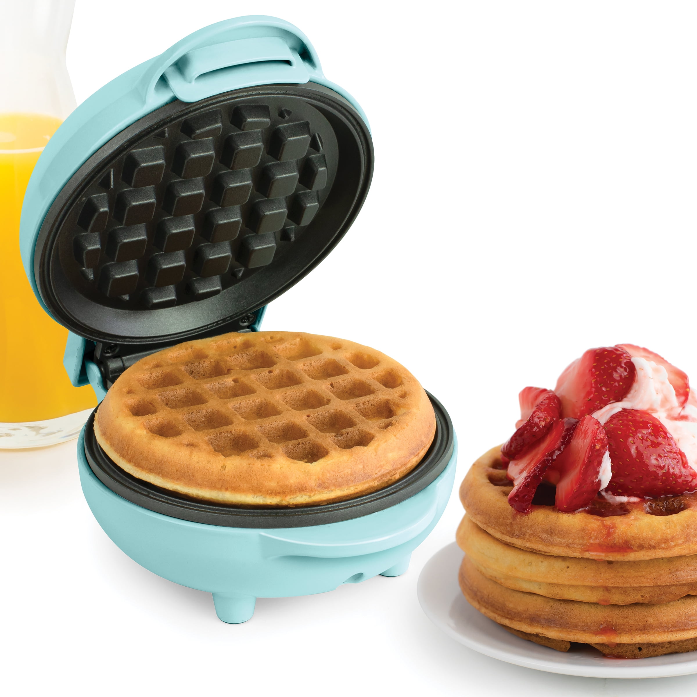 Nostalgia Personal Pink Electric Waffle Maker