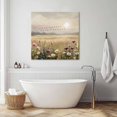 thumbnail image 5 of Wall Art Prints, Floral Meadow Framed Canvas Prints for Bedroom Living Room Bathroom Office, Cottagecore Pastoral Wildflowers Gallery Wrap Wall Art Poster for Gifts Home Decor 24"x24", 5 of 9