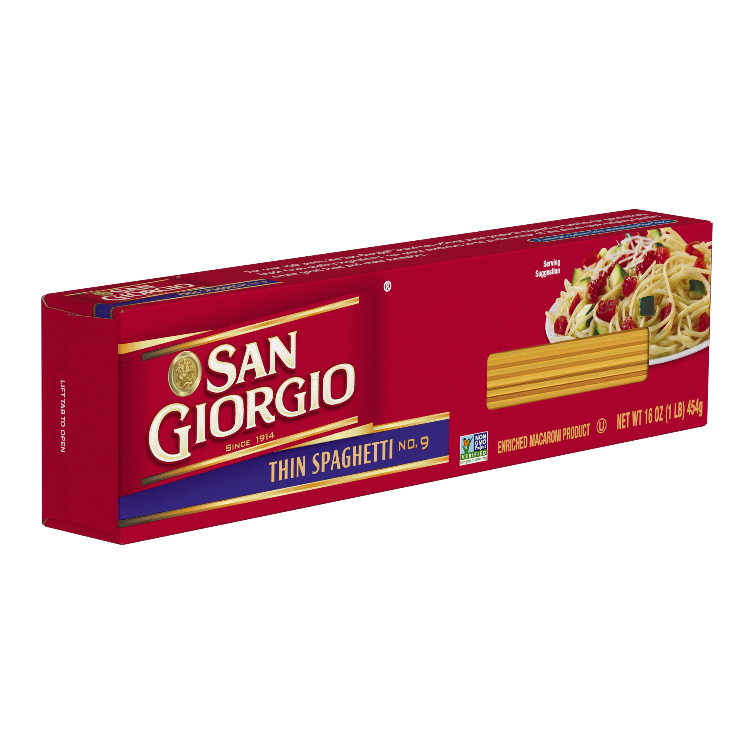 (2 pack) San Giorgio Thin Spaghetti, 16 Oz