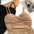thumbnail image 3 of Vestido corto ajustado con tirantes para mujer, minivestido Sexy a la moda, ropa de calle elegante de estilo coreano para verano, 3 of 6