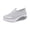 Light Gray_021, variant on Domuza Orthopedic Dress Shoes for Women Arch Support Slip on Non Slip Work Shoes Wide Width Mesh Stretch Hiking Shoes Soft 2026 Foam Shoes Black 7.5(EU-39)