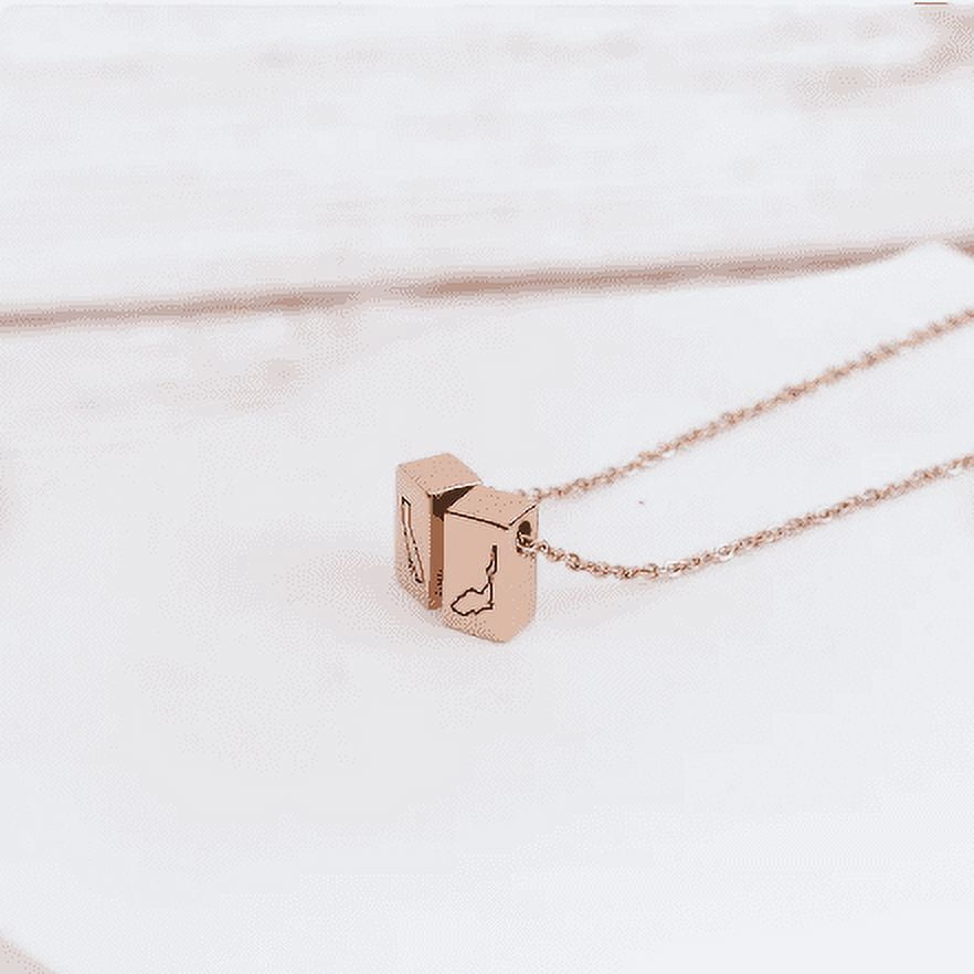 Gift for Best Friend - State Necklace - Personalized Long Distance State Necklace Gift - Long Distance Relationship Necklace - Sister Gift