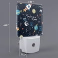 thumbnail image 2 of Balery Space Pattern LED Night Light with Automatic Sensor Plug in Night Light with Dusk-to-Dawn Light Sensor LED Nightlight 0.5W-UK, 2 of 7