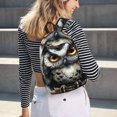 thumbnail image 5 of Rocae Whimsical Owl On Branch for Canvas College Laptop Backpack for Men Women -Medium, 5 of 5