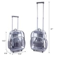 thumbnail image 3 of Mochila COVAX Rolling de PVC transparente resistente al frío con ruedas, 3 of 7