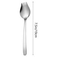 thumbnail image 2 of NUOLUX 4Ud Spork De Acero Inoxidable Portátil Para Uso En Hogar Y Reuniones Sociales, 2 of 8