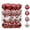 Red and White(6024), variant on Valery Madelyn 24ct 2.36" Christmas Ball Ornaments, Red White Shatterproof Ornaments for Christmas Party Decor
