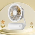 thumbnail image 3 of Sentmoon Car Fan With 6 Fan Blades, Electric 2 Speed Cool-ing Circulator,Multi-Angle Rotation Rotatable Auto Fan For Sedan SUV, RV, Bo-at, Auto Vehicles Deals of the Day Clearance Prime, 3 of 9