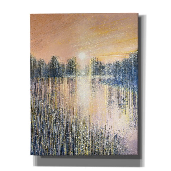 Epic Graffiti 'Sunset on the River' by Marc Todd, Canvas Wall Art, 26"x34"