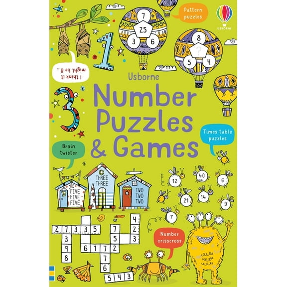 Puzzles, Crosswords and Wordsearches Number Puzzles and Games, (Paperback)
