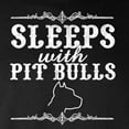 thumbnail image 3 of CafePress - Sleeps With Pit Bulls Long Sleeve Dark T Shirt - Long Sleeve Dark T-Shirt, 3 of 4