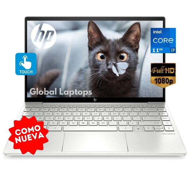 Laptop HP BA1055 Core i7 256 GB SSD + 16 GB 13.3 FHD TOUCH REACONDICIONADA gris