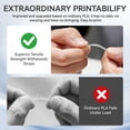 thumbnail image 2 of Epelay Silk PLA Plus 3D Printer Filament 1.75mm, Shiny Silver Finish, 1kg Spool, Strong Layer Adhesion, Smooth & Glossy Prints, Fits Most FDM Printers, 2 of 8