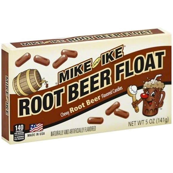 Mike and Ike Root Beer Float Chewy Candy 141g Box