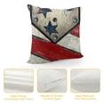 thumbnail image 4 of YINGXI of Decor USA Flag Pillow Case Decorations for Home Sofa Couch 20x20in, 4 of 5