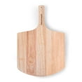 thumbnail image 3 of Megamaster 12" Bamboo Pizza Peel – Wooden Pizza Paddle & Serving Board for Baking, Cheese, Bread, and Vegetables – Oven Accessory, 530-0048P, 3 of 6