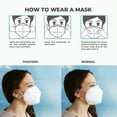 thumbnail image 6 of VOS Disposable Dust Protection Mask - Pack of 50 - Comfortable Fit, Breathable Fabric, Ideal for Construction, Cleaning, and Outdoor Use!, 6 of 8