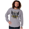 thumbnail image 3 of Dad's Service Shop Car Auto Mechanic Men's Long Sleeve Tee T Shirt Brisco Brands S, 3 of 6