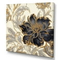 thumbnail image 2 of Designart "Blue Gold Peonies Symphony II" Floral Peony Canvas Print, 2 of 5
