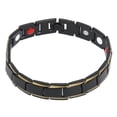 thumbnail image 3 of Pulsera magnética LHCER de Acero de titanio ajustable, 3 of 8