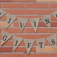 thumbnail image 2 of gracias Banner de arpillera Boda Cumpleaños Baby Shower Navidad Acción de gracias Decoración de Soledad Pancarta de banderines dando gracias, 2 of 6